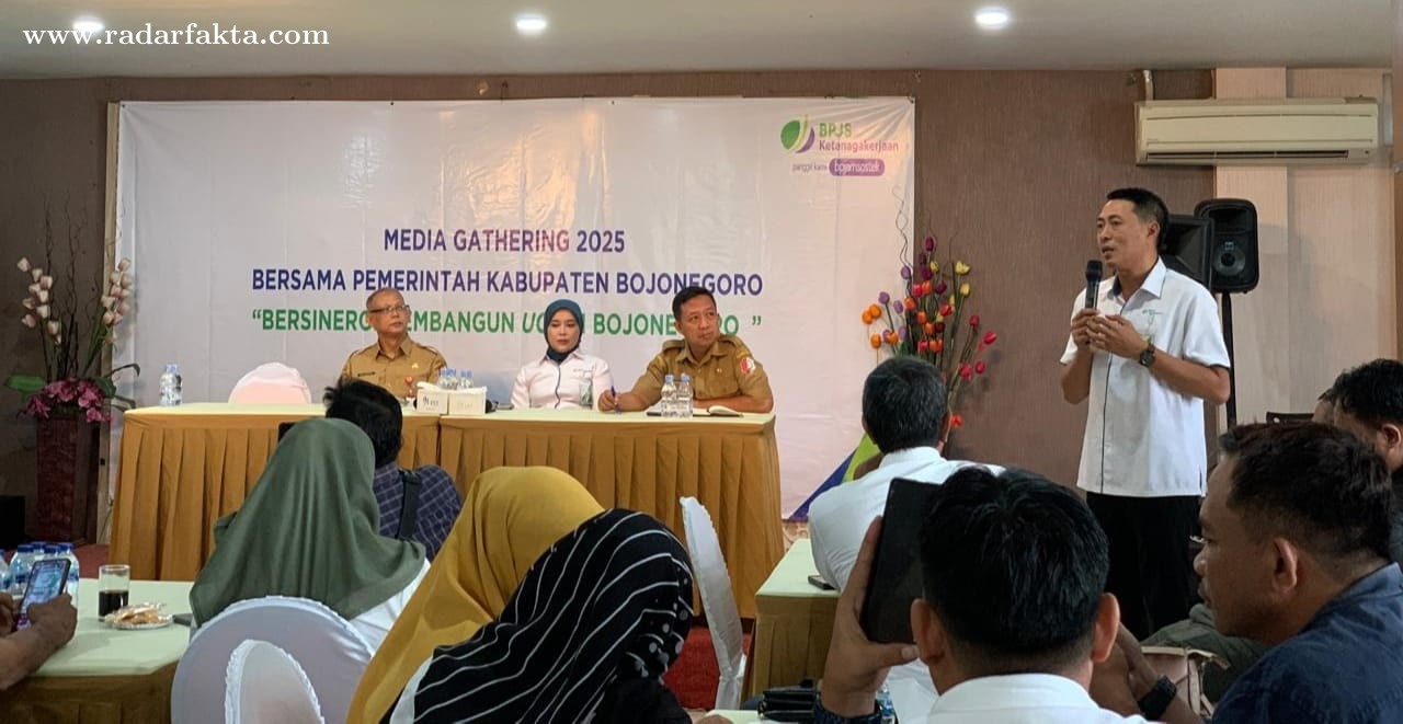 BPJS Ketenagakerjaan Gelar Media Gathering Bersama Pemkab Bojonegoro.