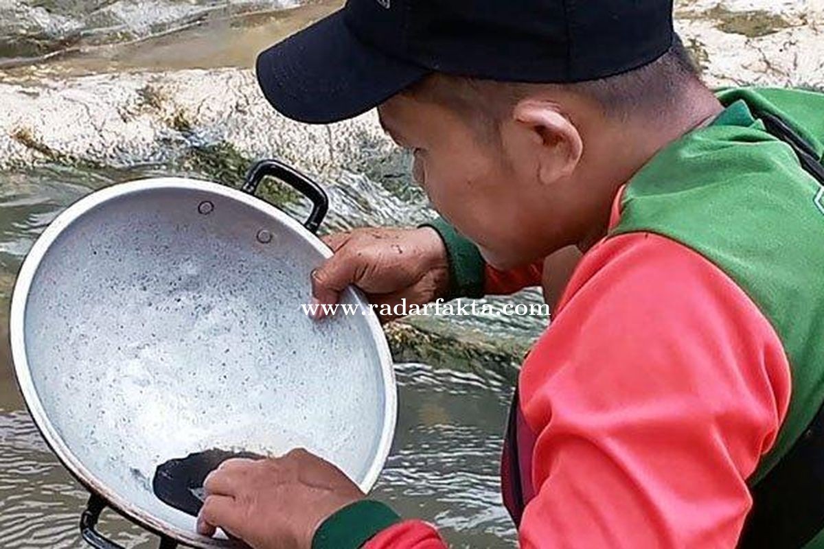 Warga Serbu Sungai Keboireng Tulungagung untuk Berburu Emas,