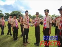 Wabup Syah Mochamad Natanegara Lantik Ratusan Pramuka Siaga Garuda