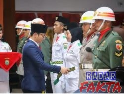Bupati Trenggalek Kukuhkan Calon Pasukan Pengibar Bendera Pusaka (Paskibraka) Tahun 2025
