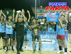 Tegalkodo Mboyz juara turnamen bola voli ngadiluhur cup I 2025