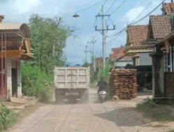 Warga Trenggalek Resah, Truk Tambang Galian C Diduga Ilegal Rusak Jalan dan Ancam Kesehatan