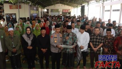 Gelar Doa Bersama, Masyarakat Trenggalek Kompak Tolak Demo Anarkis