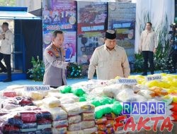 Prabowo Apresiasi Upaya Polri Cegah Peredaran Narkoba di Indonesia.