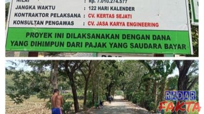 Proyek rehabilitasi jalan trucuk Padang jadi sorotan publik. LSM PIPRB: “kami masih mengumpulkan data untuk pelaporan ke APH”