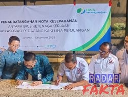 Untuk Gapai Target Presiden Prabowo 63 Juta Peserta 2026, BPJS Ketenagakerjaan Gandeng APKLI Perjuangan