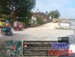 Proyek Irigasi D.I. Pacal Senilai Rp57 Miliar Dikeluhkan, Ceceran Tanah Galian di Jalan Balen–Sugihwaras Bahayakan Pengendara