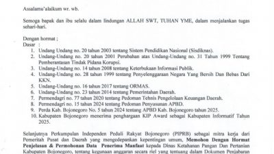 Soroti Anggaran Puluhan Miliar, LSM PIPRB Desak DKPP Bojonegoro Buka Data Penerima Manfaat