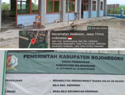 Proyek SDN 4 Beji Bojonegoro Carut-marut: Kontraktor Klaim Selesai, Fakta Lapangan Berbicara Lain