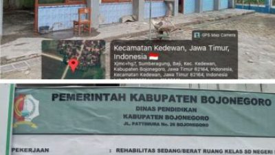 Proyek SDN 4 Beji Bojonegoro Carut-marut: Kontraktor Klaim Selesai, Fakta Lapangan Berbicara Lain