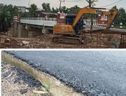 Proyek Jembatan Sambeng Rp 4,1 Miliar “Mangkrak” ke 2026:  Kualitas Aspal Disorot publik