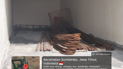 Skandal Jembatan Desa Bogangin: Mandor Proyek Diduga ‘Sembunyikan’ material Besi di Rumah Pengusaha Toko Bangunan!