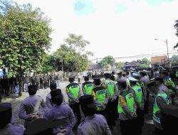 Polres Madiun Gelar Apel Kesiapan Pengamanan Pengesahan Warga Baru IKS PI Kera Sakti