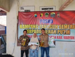 Pemerintah pusat melaui bulog wilayah madiun salurkan bantuan pangan kepada masyarakat