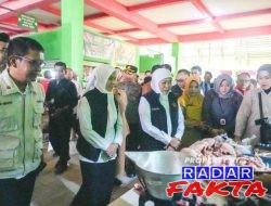 Blusukan ke Pasar Kota Baru Bojonegoro, Khofifah Cek Kesiapan Stok Pangan Jelang Iduladha