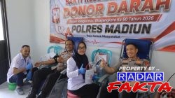 Hari Bhayangkara ke-80, Polres Madiun Hadirkan Aksi Kemanusiaan Lewat Bhakti Kesehatan dan Donor Darah