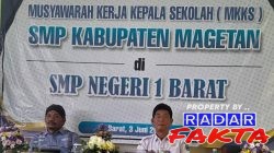 Buku Jejak Inspirasi Dan Inovasi Sekolah Menjadi Fokus Bahasan MKKS SMP Kabupaten Magetan Di SMPN 1 Barat