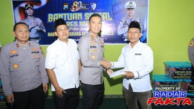 Polres Madiun Gelar Bakti Sosial di Panti Asuhan Lentera Hati dalam Rangka Hari Bhayangkara ke-80 Tahun 2026