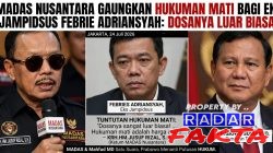 Skandal Gedung Bundar Memanas: Jusuf Rizal Sebut Febrie Adriansyah Layak Dihukum Mati!