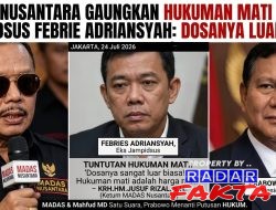 Skandal Gedung Bundar Memanas: Jusuf Rizal Sebut Febrie Adriansyah Layak Dihukum Mati!