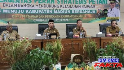 Dukung Ketahanan Pangan, Pemkab Madiun Gelar Sinergisitas Peran Strategis Petani