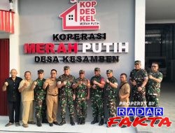 Kodim 0808/Blitar Telah Menyelesaikan Pembangunan KDKMP 260 Titik Sesuai milestone, Menjadi Tercepat Seluruh Indonesia