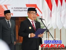 Bupati Madiun Kukuhkan 76 Anggota Paskibraka Tahun 2026