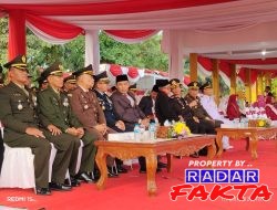 Upacara Penurunan Sangsaka Merah Putih Dalam Rangka Memperingati HUT ke-81 Kemerdekaan Republik Indonesia Dipimpin Langsung Bupati Madiun