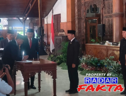 Tri Hariadi Resmi Jadi Sekda Tulungagung, Baharudin Minta Birokrasi Satu Komando dan Percepat Eksekusi Program