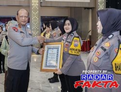 Dedikasi dan Inovasi Berbuah Prestasi, Brigpol Riztania Raih Penghargaan Kapolda Jatim
