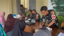 Wujud Kemanunggalan, Brigif TP 33/Naga Sesha Bersama Forkopimcam Bantu Kebersihan dan Kesehatan Warga Sumberbendo