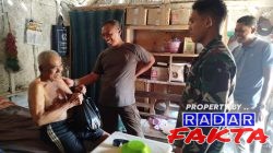 Komsos Karya Bakti Nonfisik, Brigif TP 33/Naga Sesha Salurkan Uluran Tangan kepada Warga Buntalan