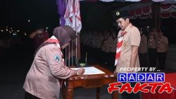 Wabup Syah Pimpin Ulang Janji Tri Satya dan Dwi Darma Jelang Apel Besar Hari Pramuka di Trenggalek