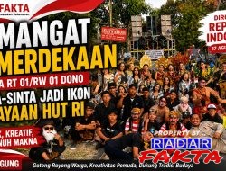 Semangat Kemerdekaan Warga RT 01/RW 01 Dono Etan, Rama-Sinta Jadi Ikon Perayaan HUT RI