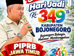 PIPRB Beri Ucapan Selamat di Hari Jadi Bojonegoro ke-349: Simbol Sinergi Menuju Kemajuan