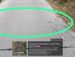 Dua Titik Proyek BKKD Desa Kedungadem Retak Memanjang, Timlak Enggan Buka Suara