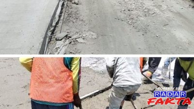 Proyek Jalan Ngambon-Bobol Rp15 Miliar Lebih Disorot, Diduga ‘Sunat’ Beskos dan Abaikan Alat Pemadat Cor