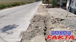 Mangkrak Tiga Pekan, Bekas Galian Pamsimas di Desa Grebegan Bojonegoro Dikeluhkan Warga