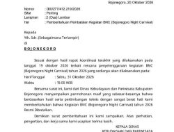 Bojonegoro Night Carnival 2026 Resmi Dibatalkan, Disbudpar Sampaikan Permohonan Maaf