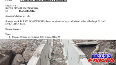 Buntut Balita Cacat Permanen di Proyek U-Ditch Bangilan, LSM PIPRB Resmi Surati Bupati Bojonegoro